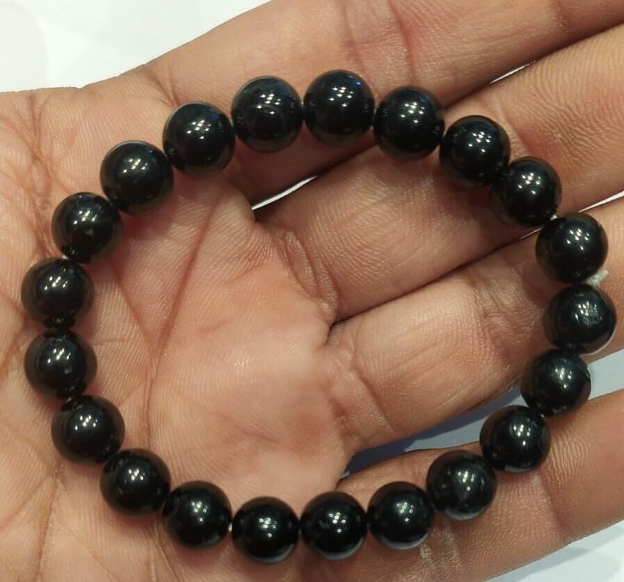 Black Tourmaline Crystal Bracelet