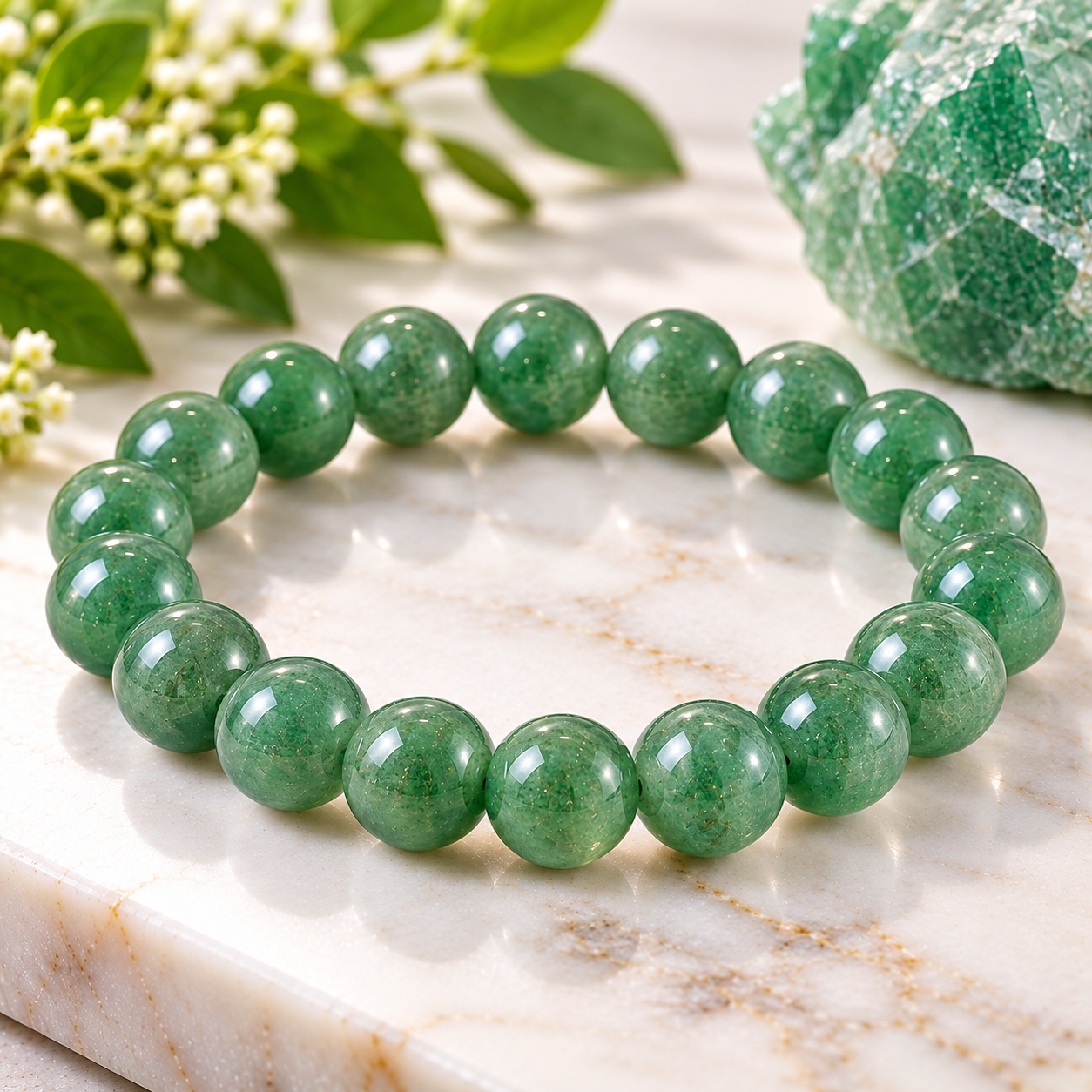 Green Aventurine Crystal Bracelet